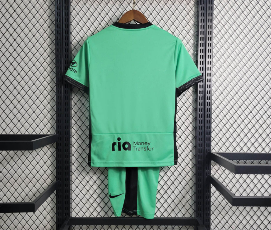 Kit Infantil Atletico de Madrid Goleiro 23/24