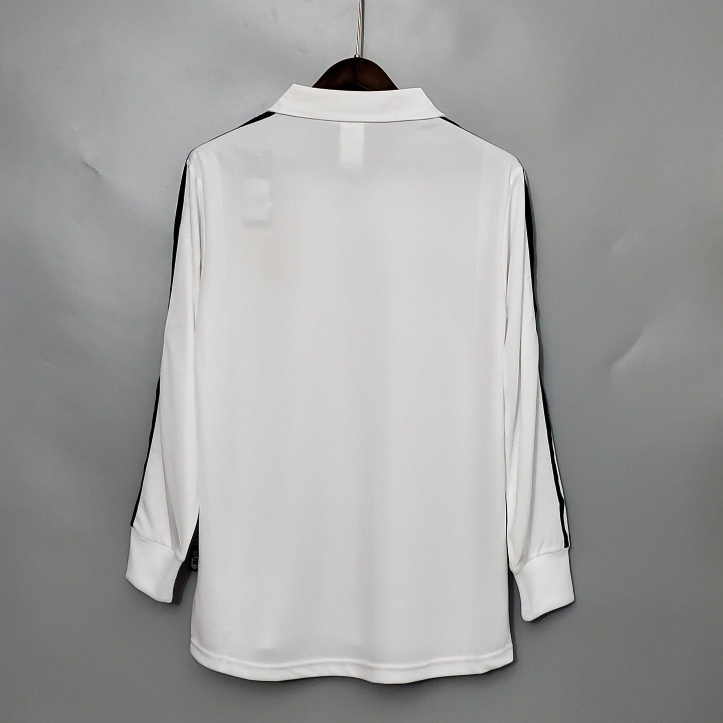 Camisa Real Madrid Titular 2002 - Versão Retro Manga Comprida - Boutique do Boleiro
