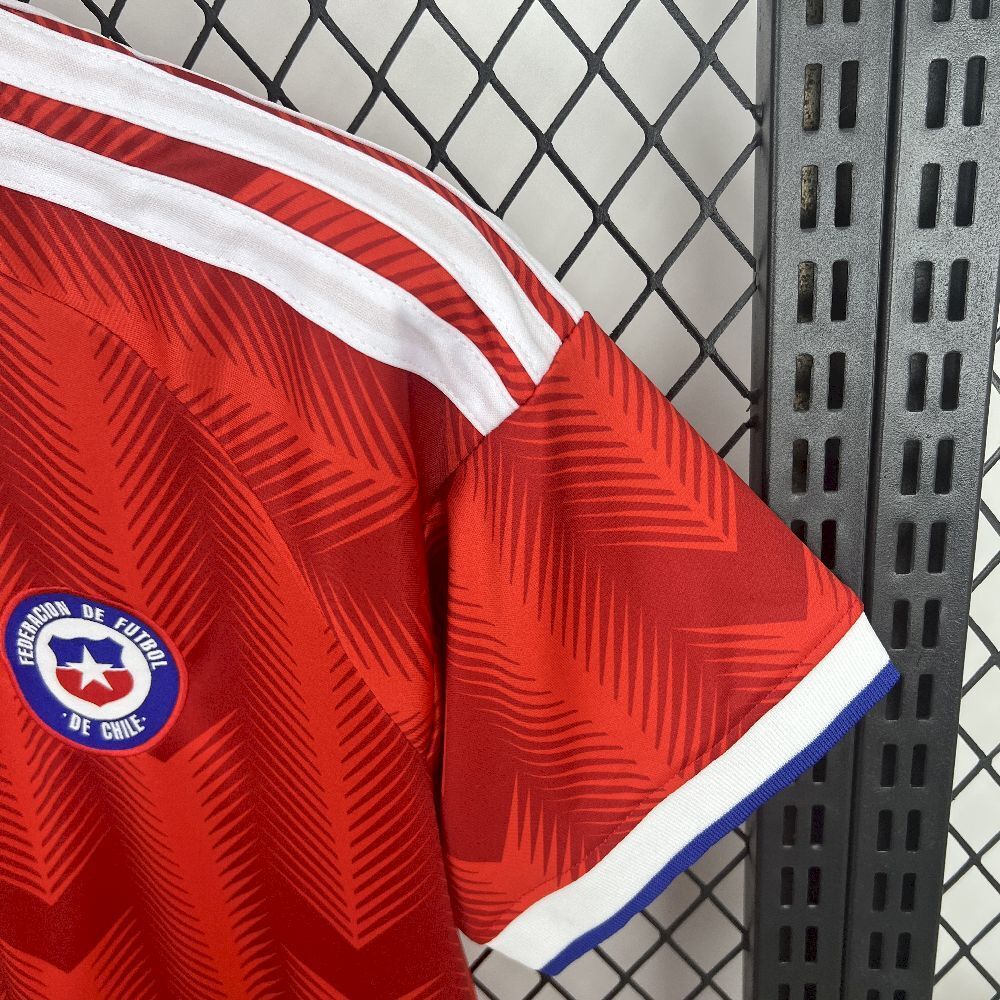 Camisa Chile Titular 25/26  Copa do Mundo - Versão Torcedor