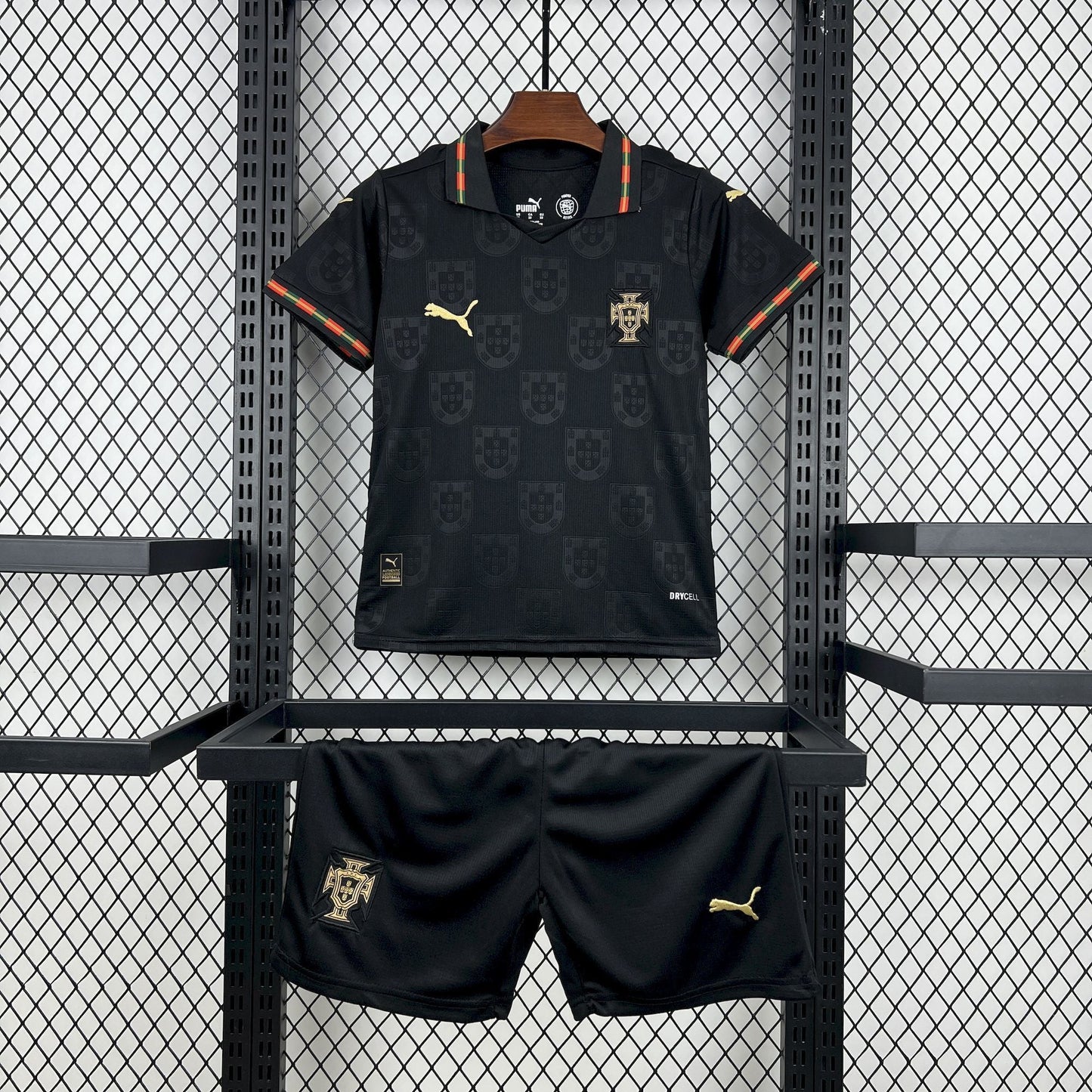 Kit Infantil Portugal Titular 25/26 Copa do Mundo