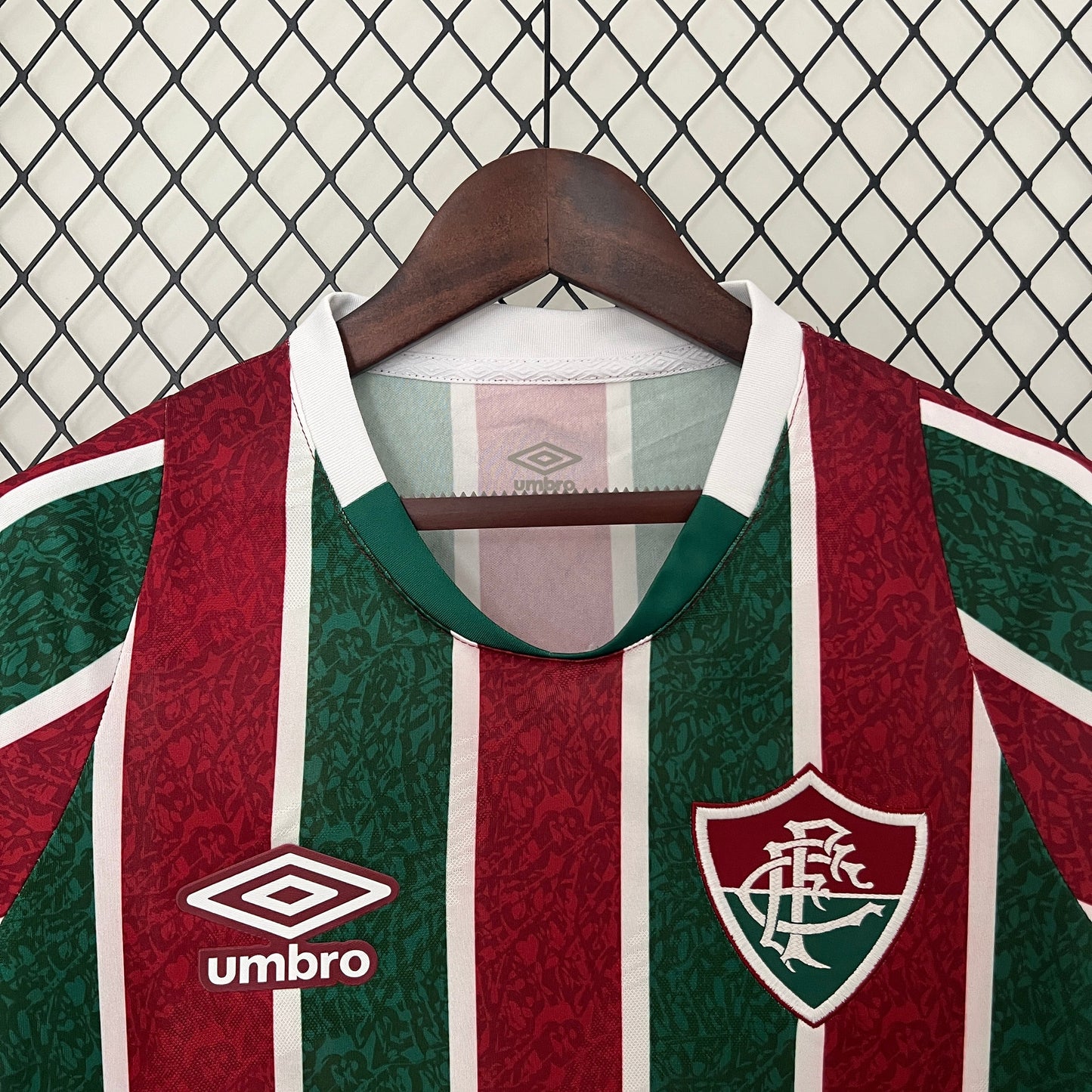 Camisa Fluminense Titular + Patrocínios 24/25 - Versão Torcedor