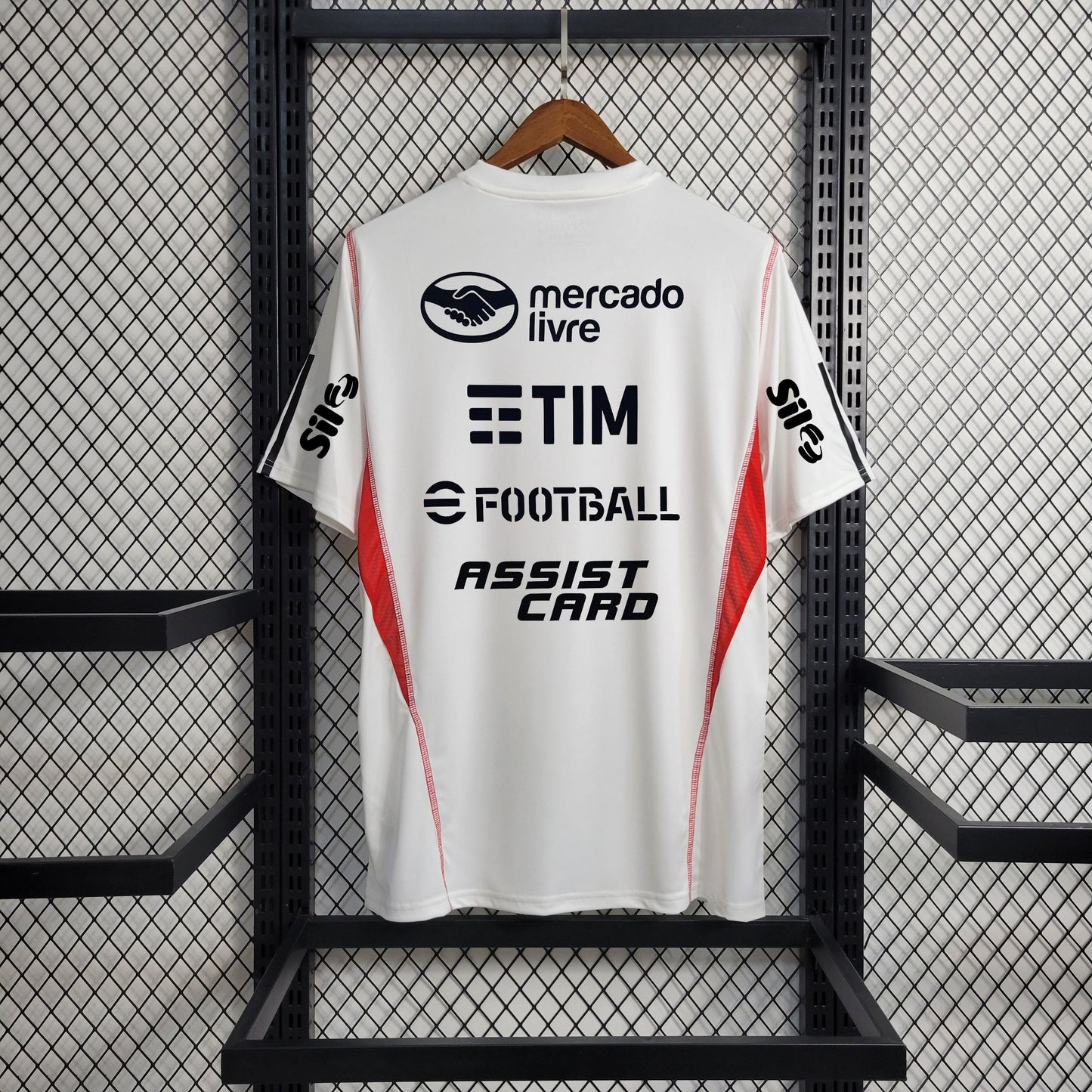 Camisa Flamengo Treino branca 23/24 - Full patrocínios - Boutique do Boleiro