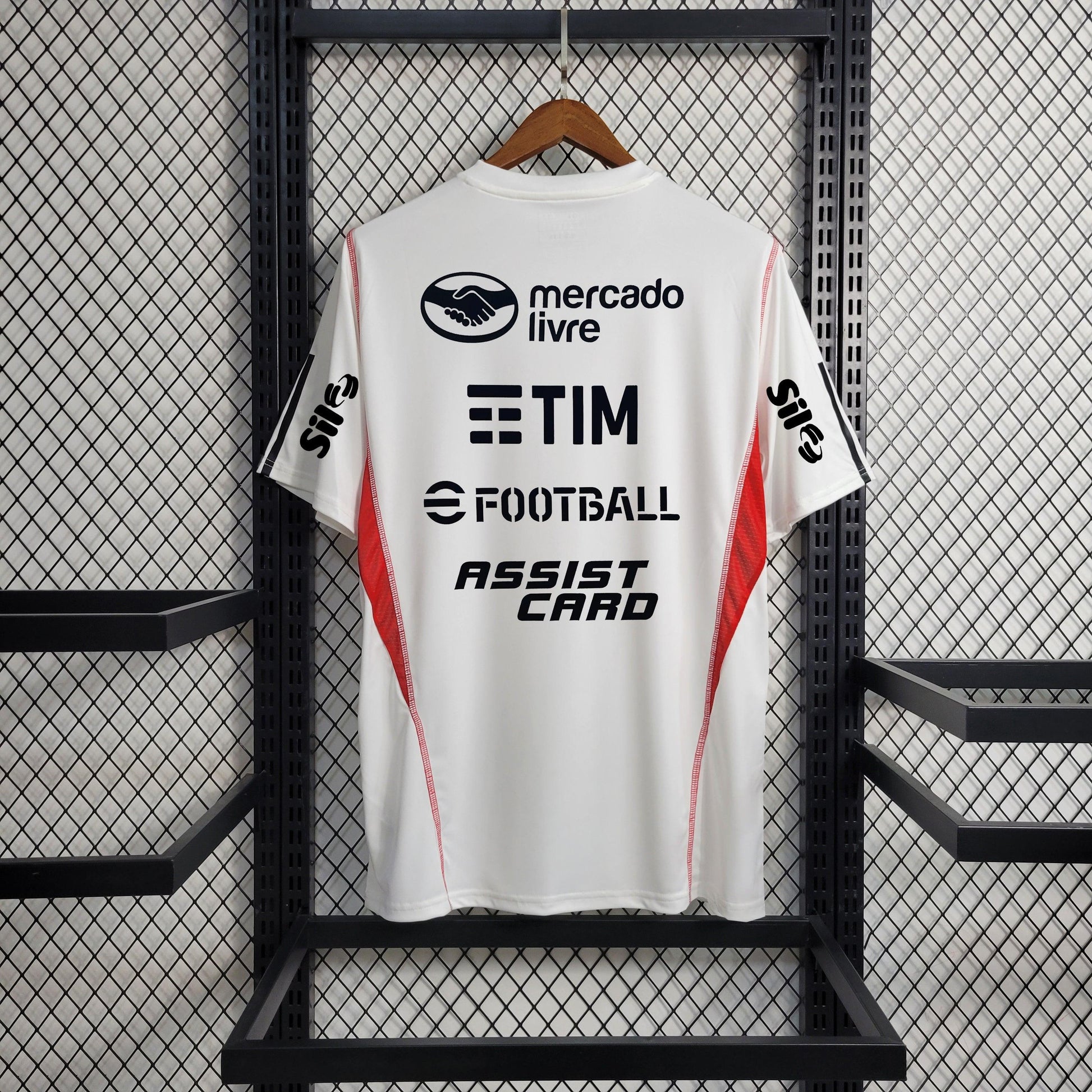 Camisa Flamengo Treino branca 23/24 - Full patrocínios - Boutique do Boleiro
