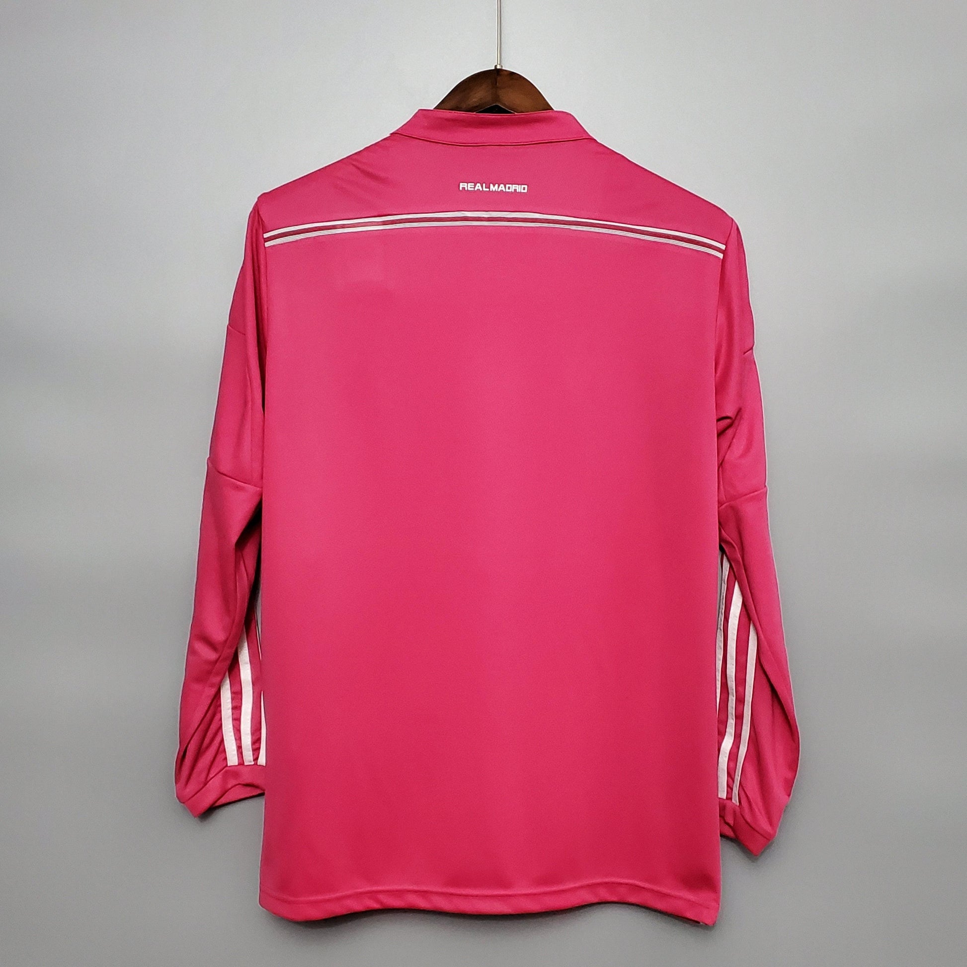 Camisa Real Madrid Reserva 14/15 - Versão Retro Manga Comprida - Boutique do Boleiro