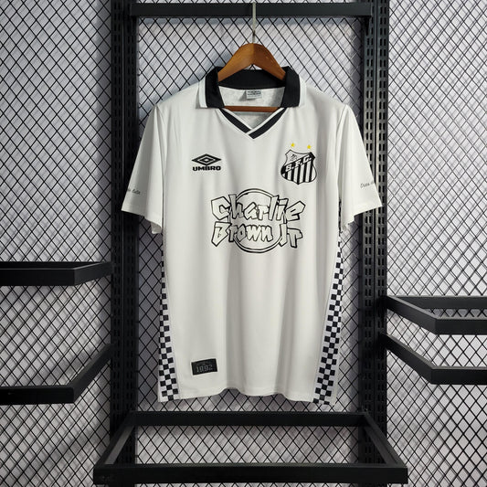 Camisa Santos Edição Especial Charlie Brown Branca 22/23 - Versão Torcedor - Boutique do Boleiro