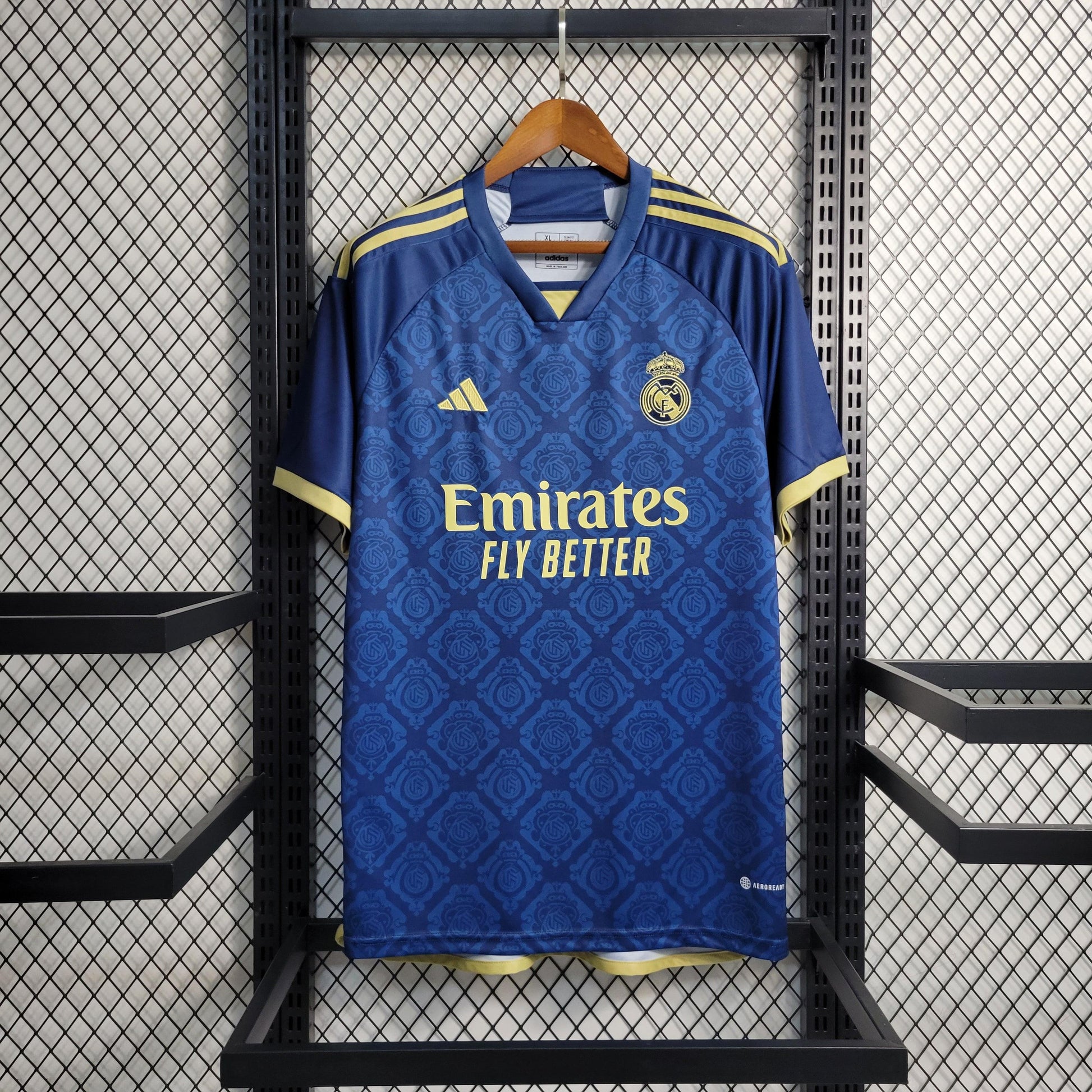 Camisa Real Madrid Azul Royal - 23/24 - Boutique do Boleiro