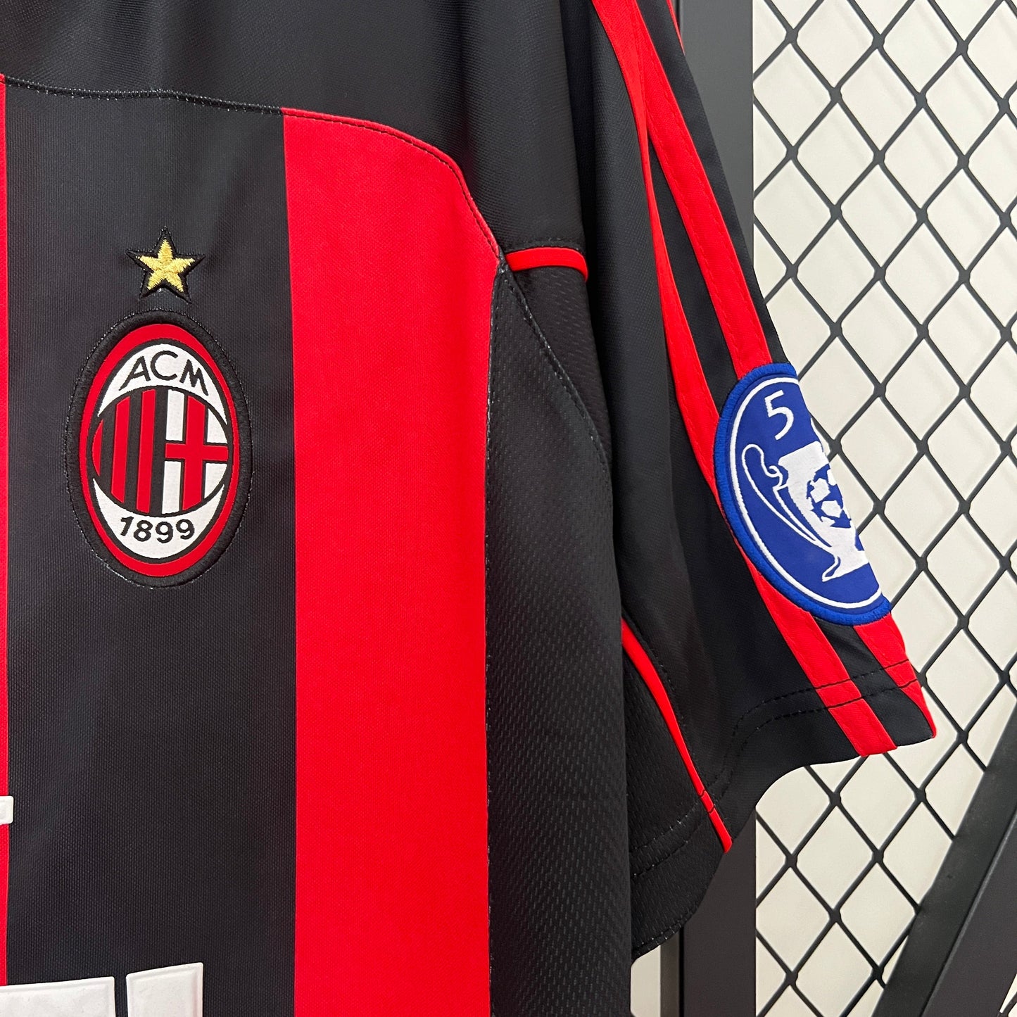 Camisa AC Milan Titular 00/01 - Versão Retro