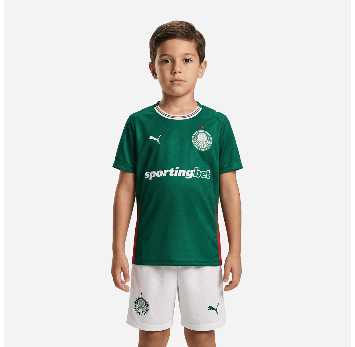 Kit Infantil Palmeiras Titular 26/27
