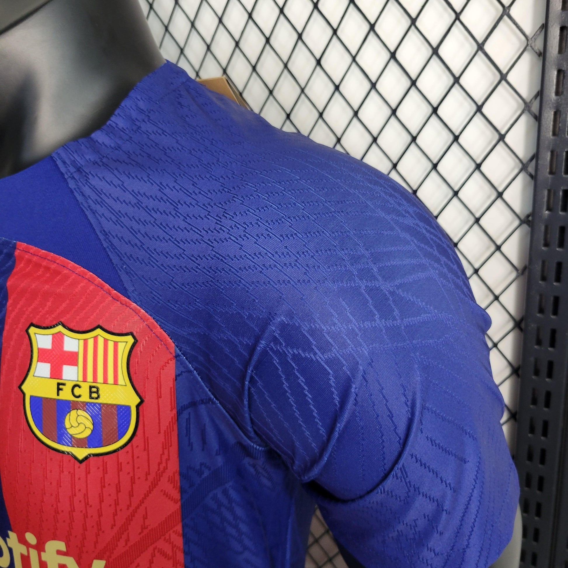 Camisa Barcelona Titular 23/24 - Versão Jogador - Boutique do Boleiro