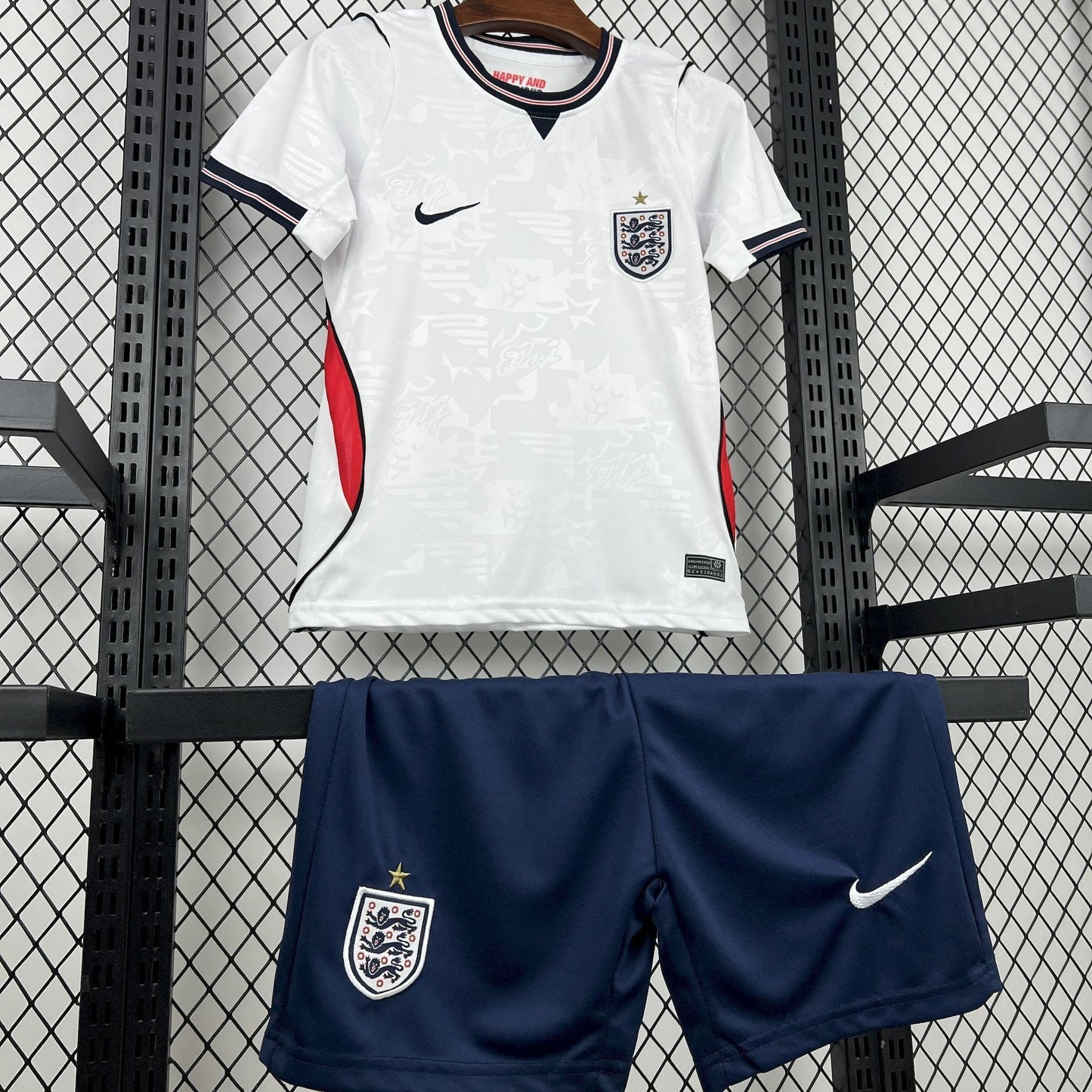 Kit Infantil Inglaterra Titular 25/26 Copa do Mundo