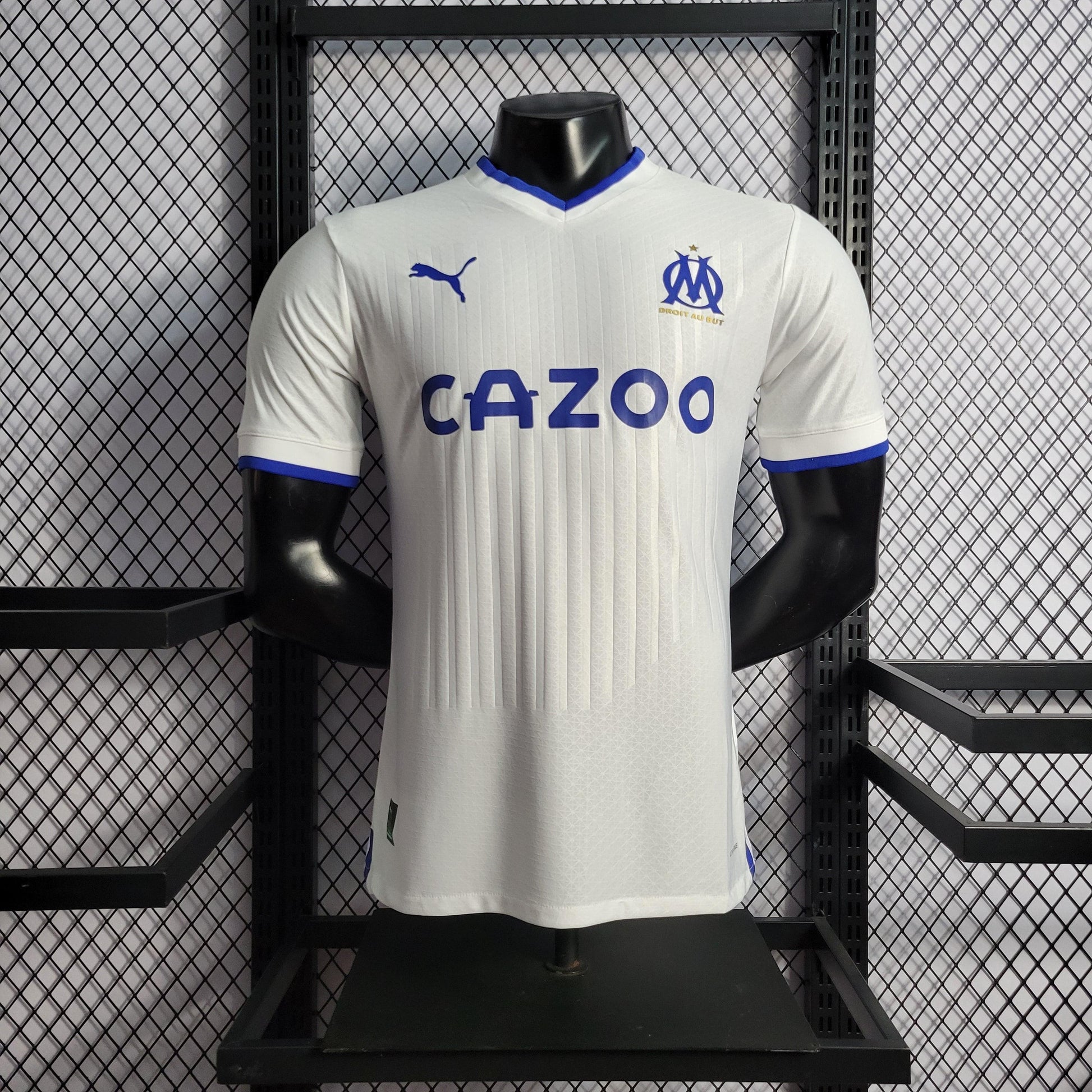 Camisa Olympique de Marseille Titular 22/23 - Versão Jogador - Boutique do Boleiro