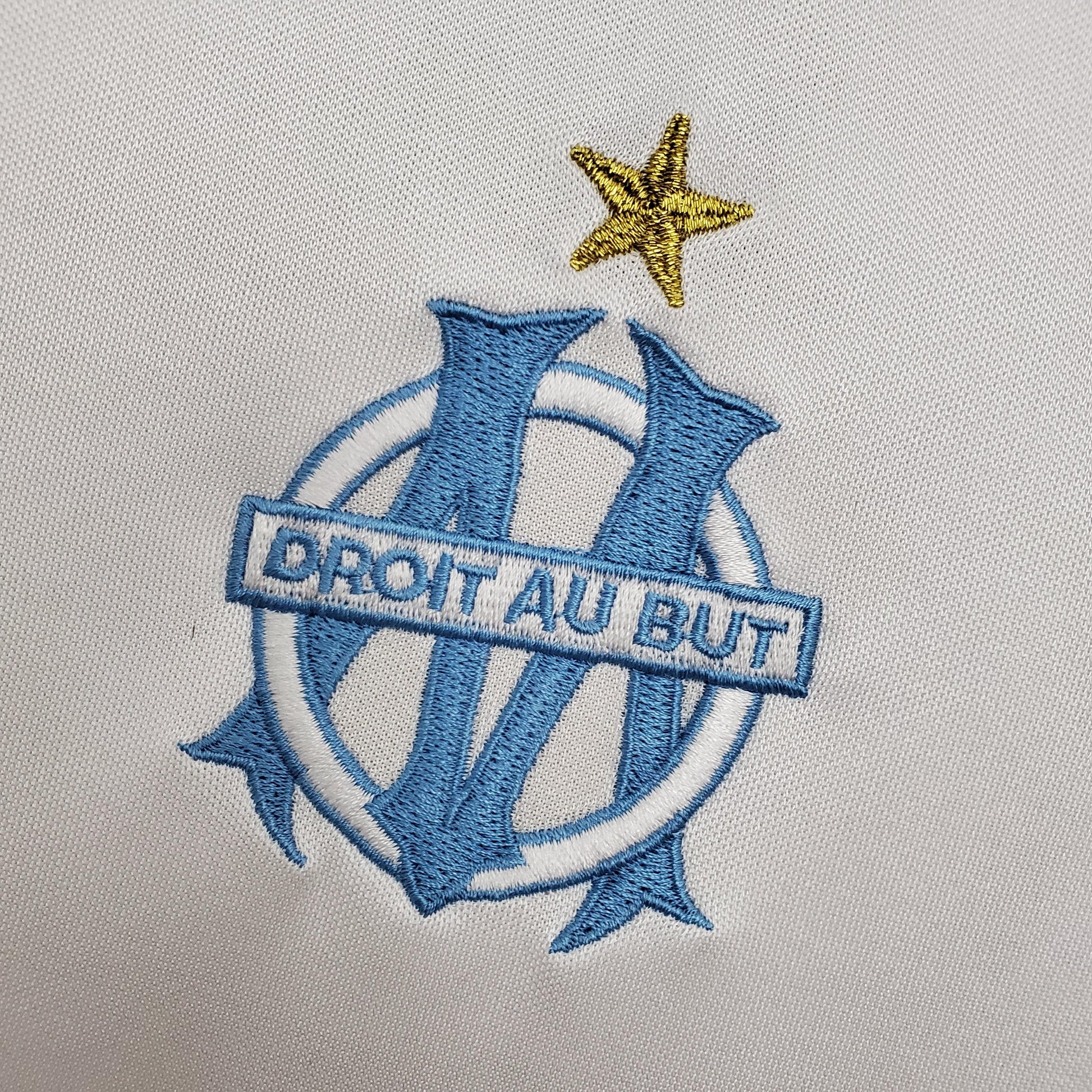 Camisa Olympique de Marseille Titular 02/03 - Versão Retro - Boutique do Boleiro