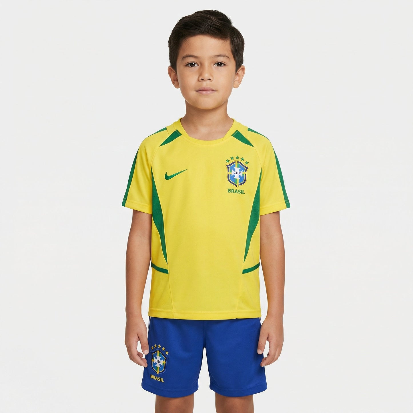 Kit Infantil Seleção Titular 2002 - Versão retro