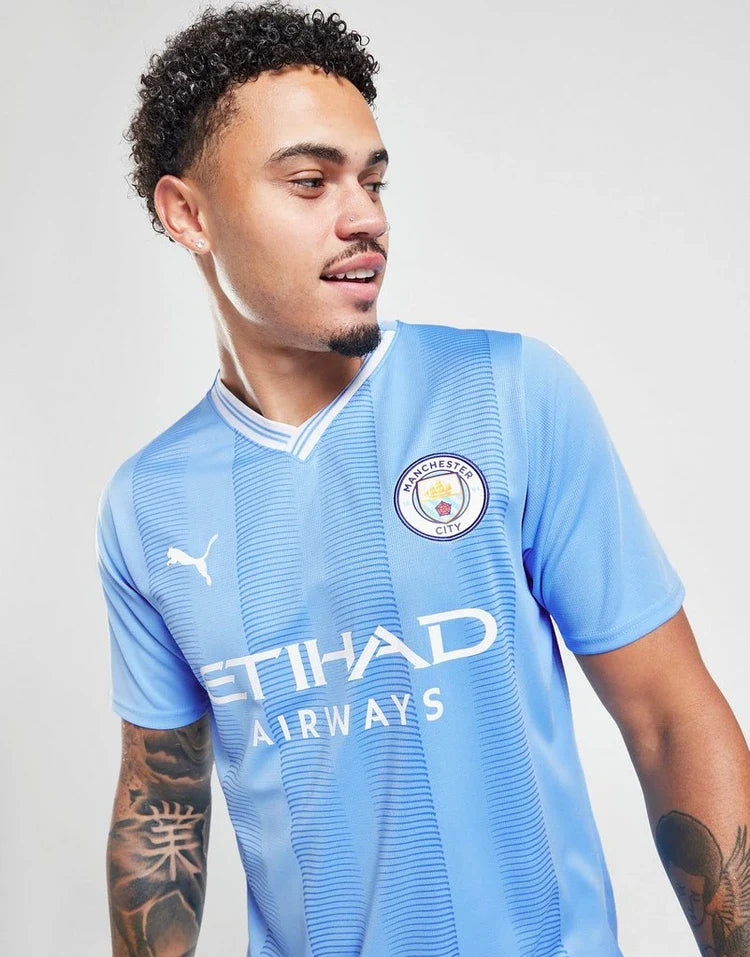 Camisa Manchester City Titular 23/24 - Versão Torcedor