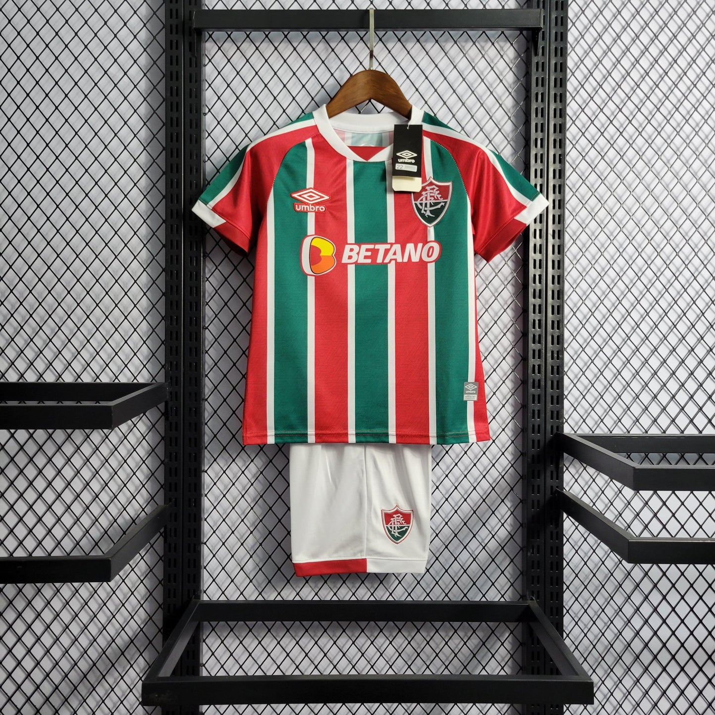 Kit Infantil Fluminense Titular 22/23 - Boutique do Boleiro